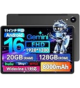 Amazon.co.jp: Alphawolf LPad3A Android 16 タブレット 11インチ Wi