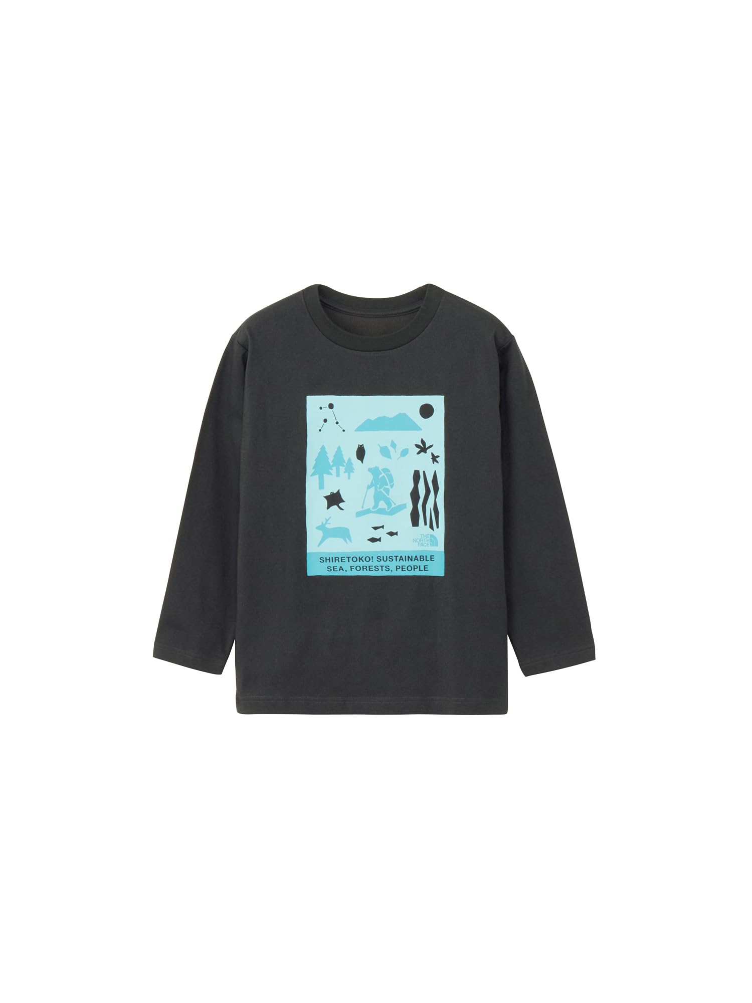 [ザ・ノース・フェイス] 長袖 カットソー ロンT L/S Shiretoko Toko Tee アスファルトグレー 130