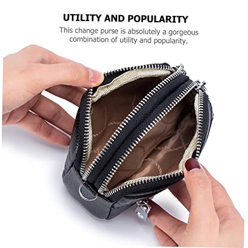 Double Zipper Wallet for Women Versatile Coin Storage Pouch Convenient Card Bag Portable Cash Holder for Daily Use Travel Shopping and Gifting3