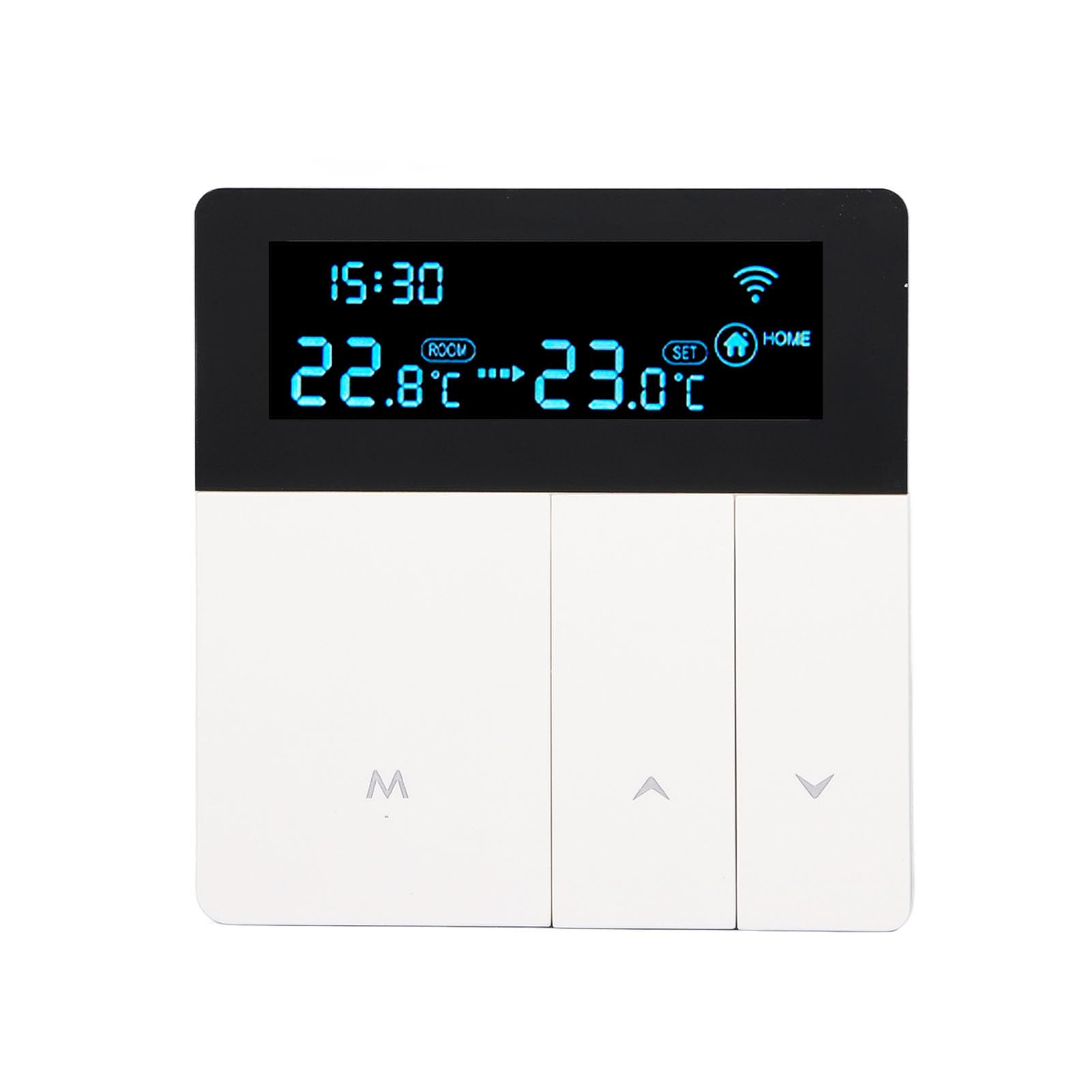 Termostato Intelligente 3A per Casa - Programmabile Con Schermo LCD a Colori, Alta Precisione per Riscaldamento Caldaia ad Acqua (Bianco)
