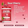 Create Creatine Monohydrate Gummies for Men & Women | 1.5g Creatine per Gummy for Muscle Strength, Endurance, Recovery, & Focus | Vegan, Non-GMO, Gluten-Free | Premium Sour Cherry Flavor | 90 Count #3