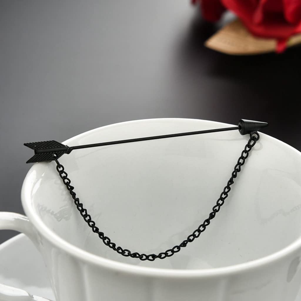Broschen Quaste Kette Kragen Brosche Broche Herren Anzug Anstecknadel Zubehör Hochzeit Broschen Hemd für Damen Bekleidungszubehör