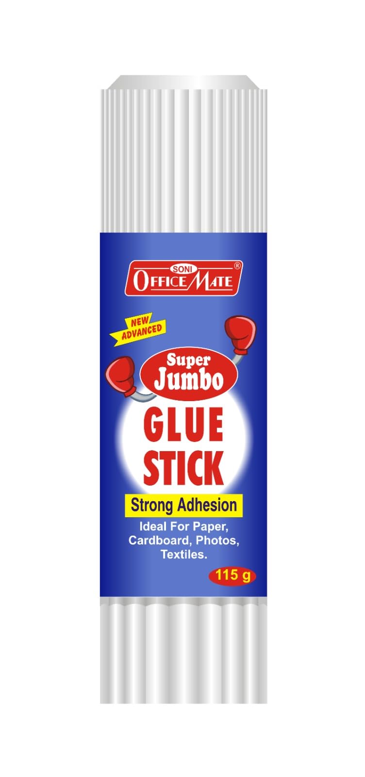 Soni Officemate 115 Gm Glue Stick Non Toxic Transparent Adhesive for Decorations and Craft Projects-image-45