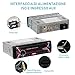 Autoradio Bluetooth Coche 7 Retroiluminación en Color Coche Stereo Auto Radio Universal...