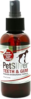 PetSilver Teeth & Gum Spray for Dogs and Cats with Chelated Silver - Made in USA