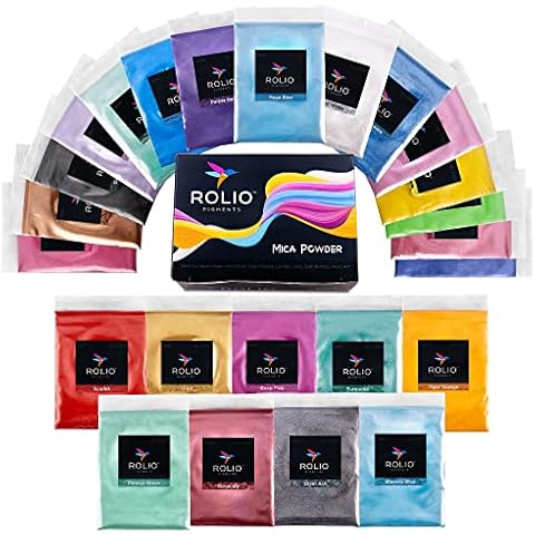 Rolio Mica Powder - 24 Vibrant Colours Cover