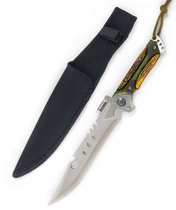 Image of Kitchen Utility Knife with Protective Cover | Sharp Stainless Steel Knife for Fruits & Vegetables | Ergonomic Handle | Daily Home Kitchen Use (Set of 1) (Rajwadi Brown)