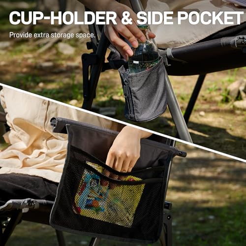 EVER ADVANCED Reclining Camping Chairs FC-5022-455 の商品画像 8