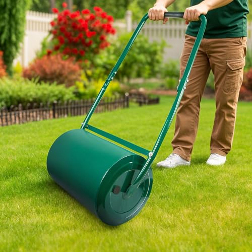 Pelle & Sol 30L Lawn Roller Heavy Duty – Garden Lawn Roller Water...