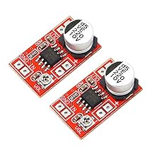 2PCS DC 5V-12V 6V 9V Micro Electret Microphone Amplifier Mini MIC Condenser Microphone Audio Amplifier Board Adjustable Gain 750mW LM386 AMP Module