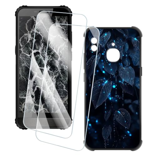 OAGELIM 2�Z�b�g �X�N���[���v���e�N�^�[ + �P�[�X AGM A10 (5.7 �C���`) �Ƃ̌݊������� �A�[�e�B�X�e�B�b�N�J�X�^���v�����g�J�o�[�Ƌ����K���X�t�B���� �X�N���b�`�h�~ (�t)