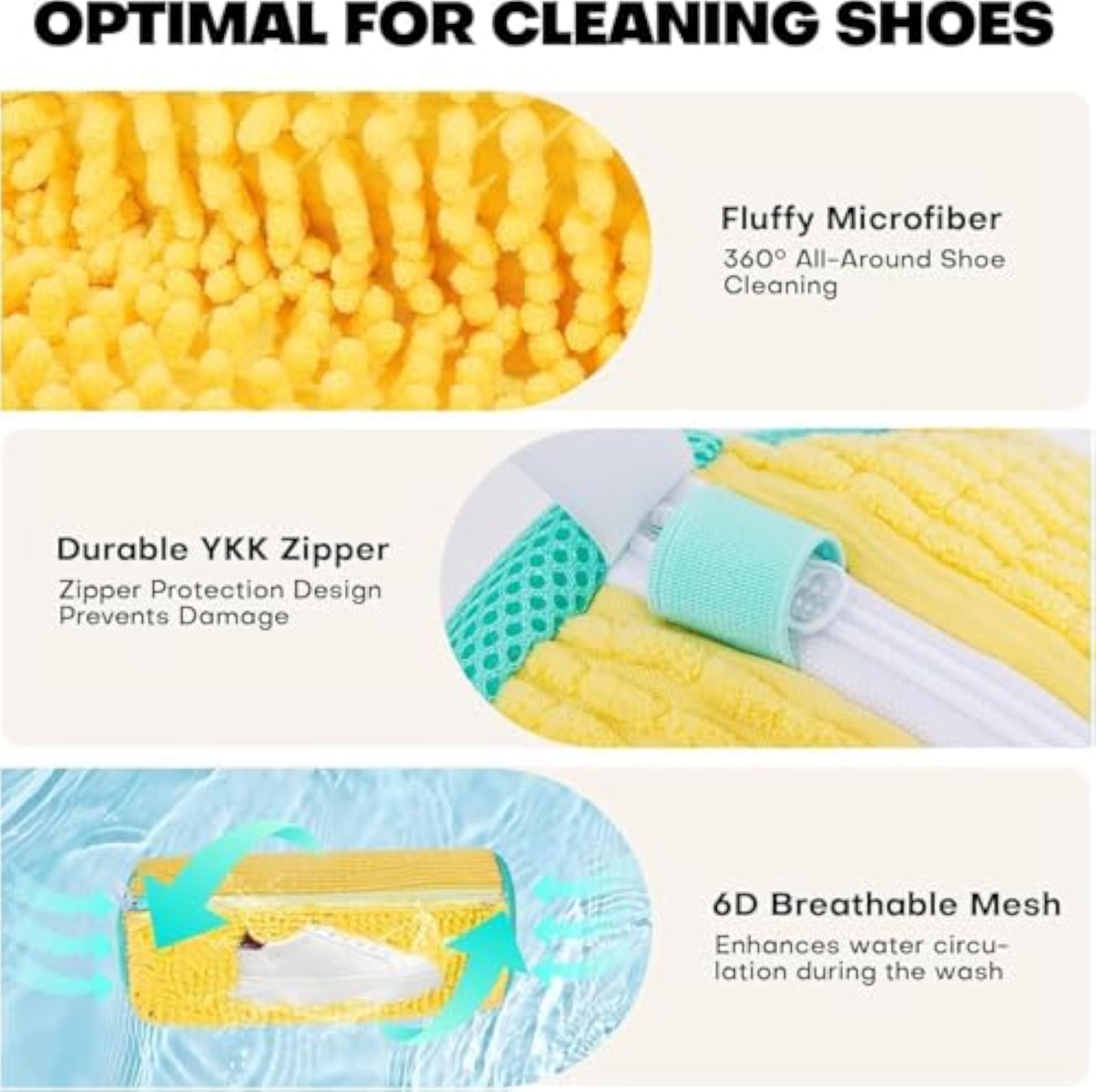 Shoe Washing Machine Bag for Sneakers & Delicates
