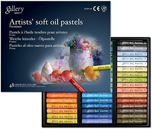 Soft Oil Pastels Set of 48 - Assorted Colors (Premium pack)