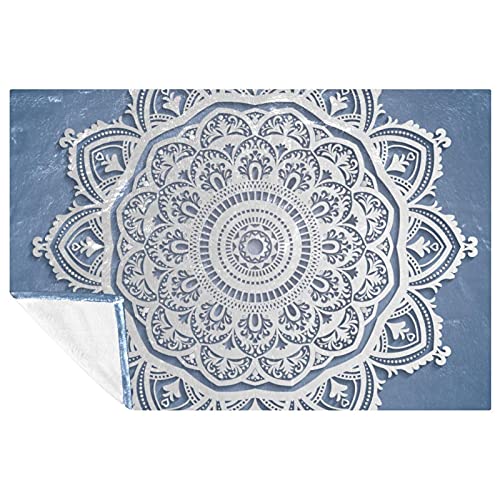 Couverture mandala douce pour des moments cocooning chaleureux - 2