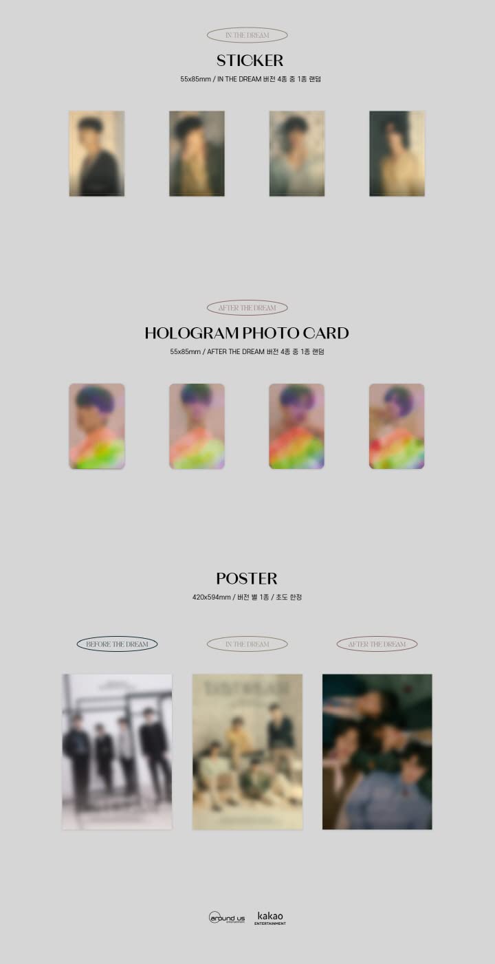 HIGHLIGHT DAYDREAM 1st Album IN THE DREAM Version Contents+Poster+Tracking Sealed