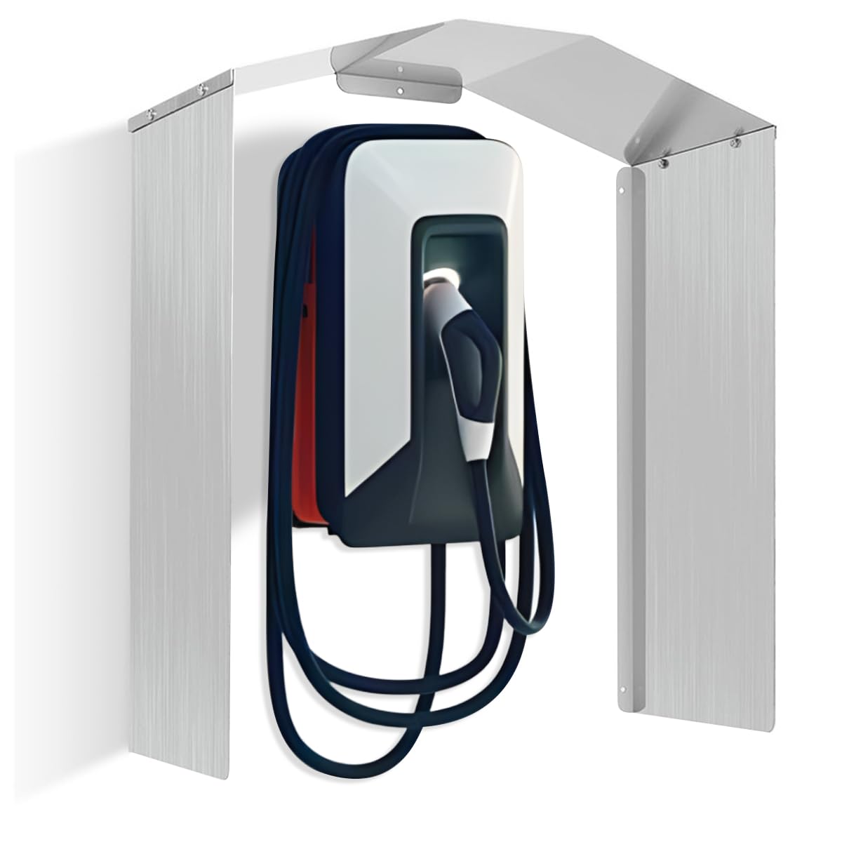 JAOGAUS Wallbox Protezione, Wallbox per Auto Elettriche per Stazione di Ricarica per Auto Elettriche, Protezione dalla Pioggia, Protezione UV, Protezione Solare