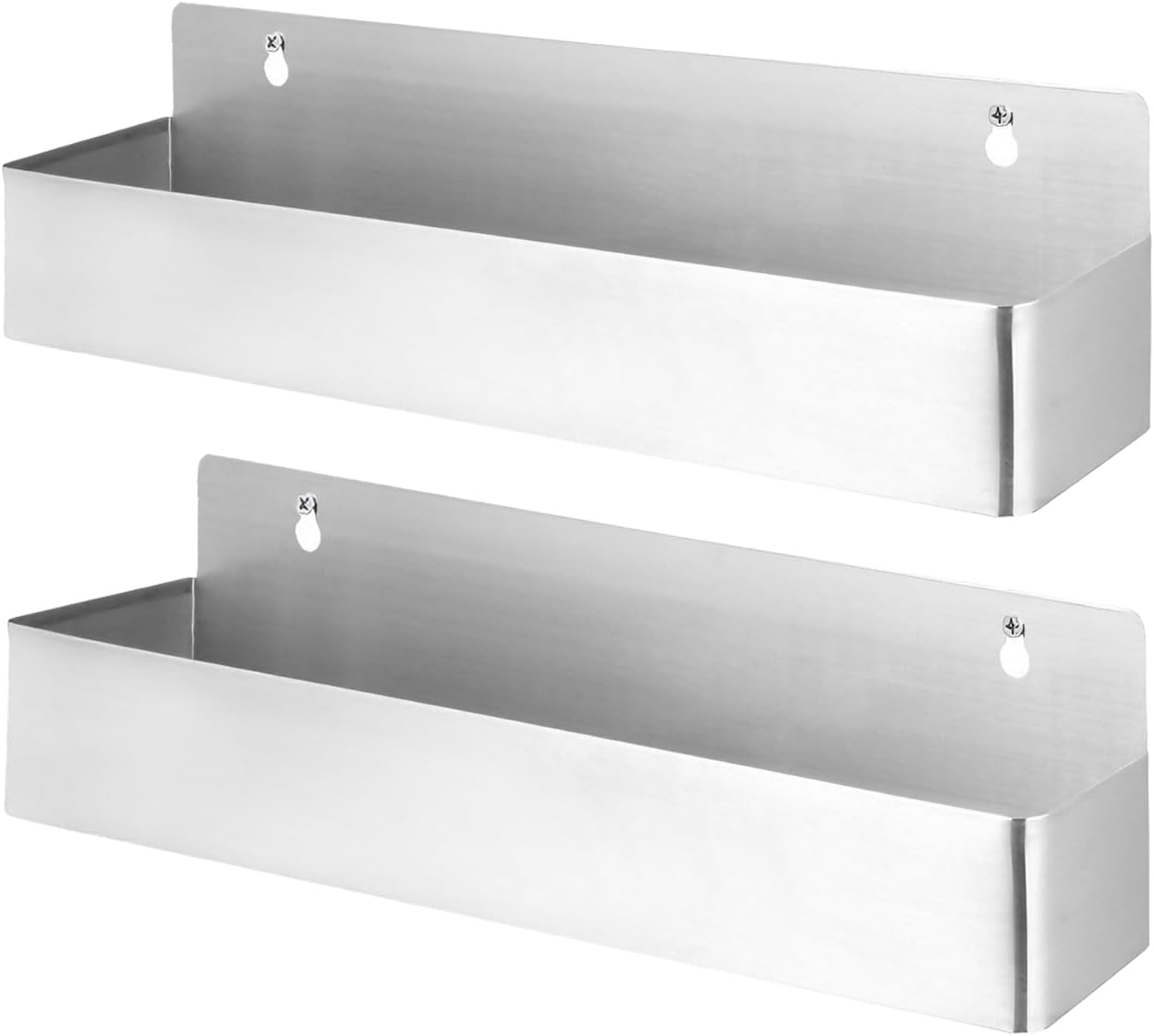 Haploon Single Speed Rail 2 PCS Stainless Steel Liquor Bottle Holder Rack