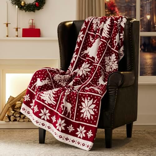 Super Soft Christmas Throw Blanket for Couch Bed Living Room Deco...
