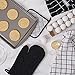 DII Basic Terry Collection Windowpane Dishtowel Set, 16x26, Black, 4 Piece