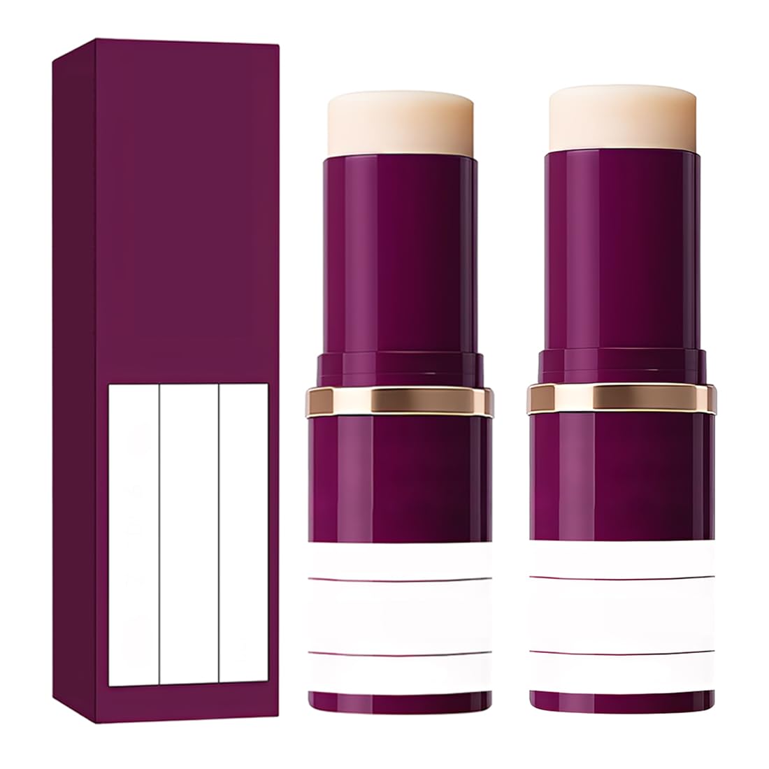 2 Pezzi Calcium volume multi balm, Crema collo, Crema di calcio anti-invecchiamento, anti rughe, adatto per gli occhi, il viso, il collo（9g）, B