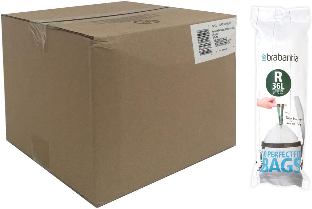 Bin Liners 36L R Pack of 12