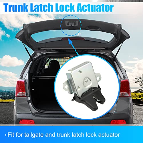 Image of X AUTOHAUX Car Rear Tailgate Latch Actuator Rear Trunk Door Lock Latch 64610-12360 for Toyota Corolla E12 2004-2008