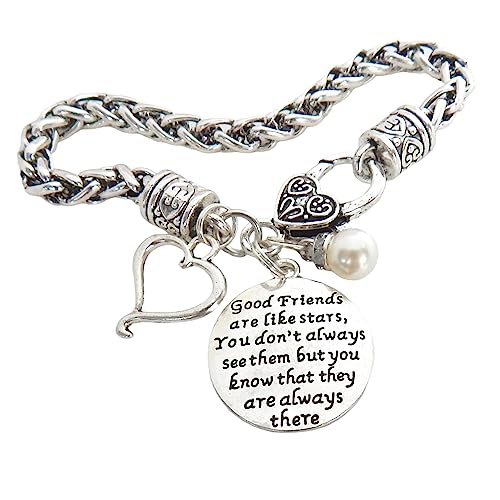 Sister Friendship Bracelet Sister Gift from Sister Birthday Gift A Sister is God's way of making sure we never walk alone, Sister Jewelry Gifts from Sister Christmas