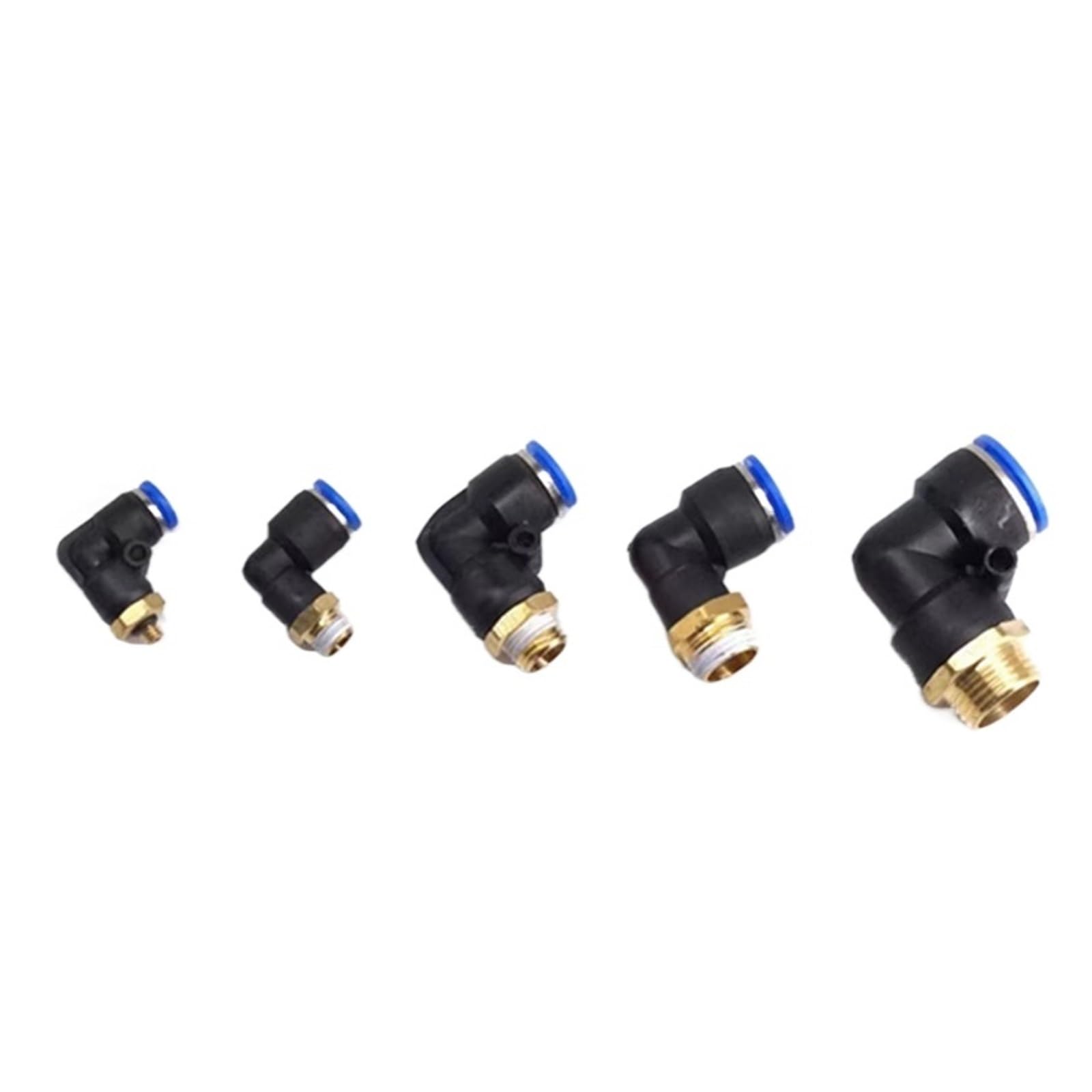10 Pcs 5mm Male Thread 4mm Push In Joint Pneumatic Connector Quick Fittings - Foto 5