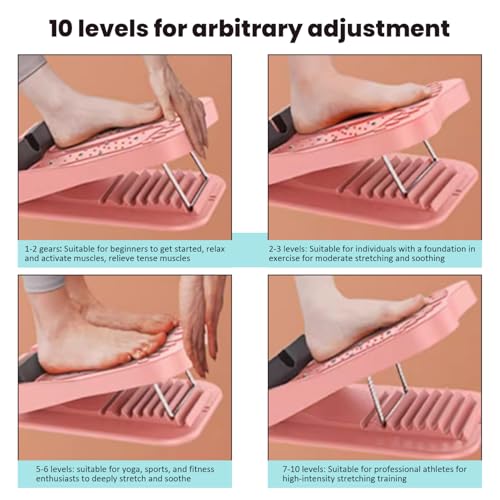 Planche inclinée pour mollets pliable et réglable à 13 niveaux avec aimants