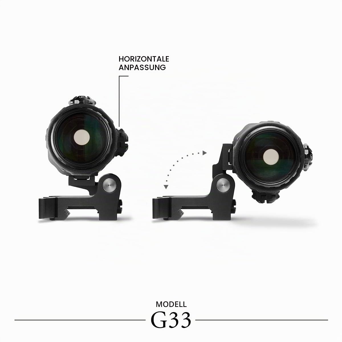 EoTech G33.STS.BLK G33 Magnifier with Switch to Side Mount, Black Finish by EOTech, Ansicht 4