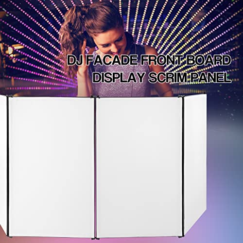 Reck Pf-33 45" Dj Foldable Facade Portable Event Booth Panels 4 Detachable Black Metal Frame Projector Display Scrim Panel With Carry Bag #TOP4