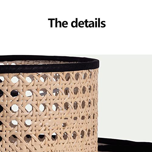 Lámpara de techo de ratán ideal para decoración de casa de campo 2