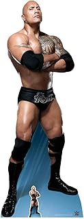 Star Cutouts « The Rock Arms Folded You Like Pate ? » Dwayne Johnson Découpe en Carton Multicolore 195 x 74 x 195 cm