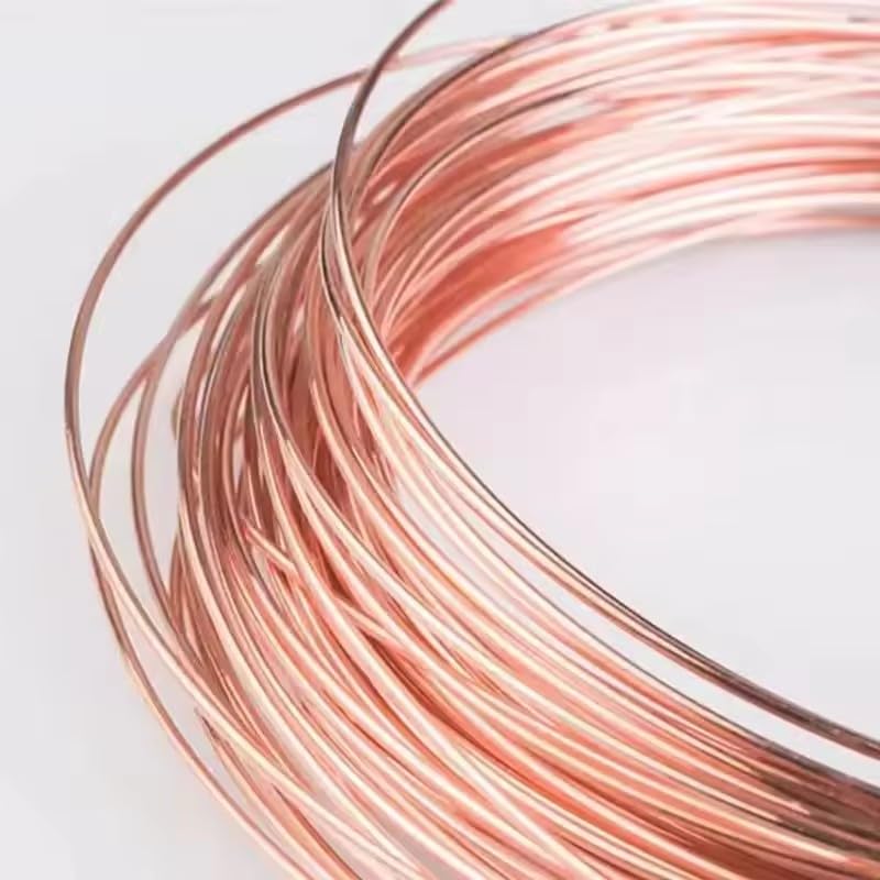Copper Wire Round (Dead Soft) Blank Without Paint Uncoated Craft Wire 0.1 0.2 0.3 0.4 0.5 0.6 0.7 0.8 1 1.5 2 2.5 3mm (2.5mm x 10m 1pc)