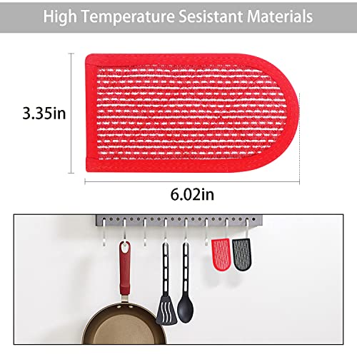 6 Pieces Hot Handle Holders Covers, Pan Handle Sleeves Heat Resistant, Cast Iron Skillet Handle Covers Non-Slip Machine Washable, Pot Holders Mitts For Home Kitchen Cooking Tools #TOP5