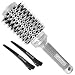 Guckmall SUPRENT Nano Thermal Ceramic & Ionic Round Barrel Hair Brush with Boar Bristle, for Curling &Straightening Hair Drying, Styling Hair Drying,Adding Volume & Shine.