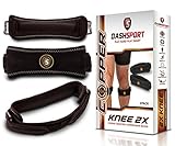 Patella Strap 2 Count by DashSport - Knee Brace and Knee Support for Jumpers and Runners Knee