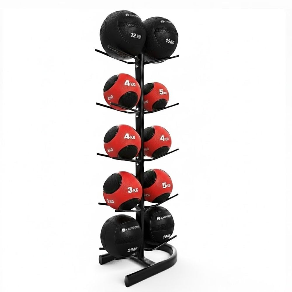 Soporte Vertical para Balones Medicinales Viok Sport – Estructura Metálica Reforzada