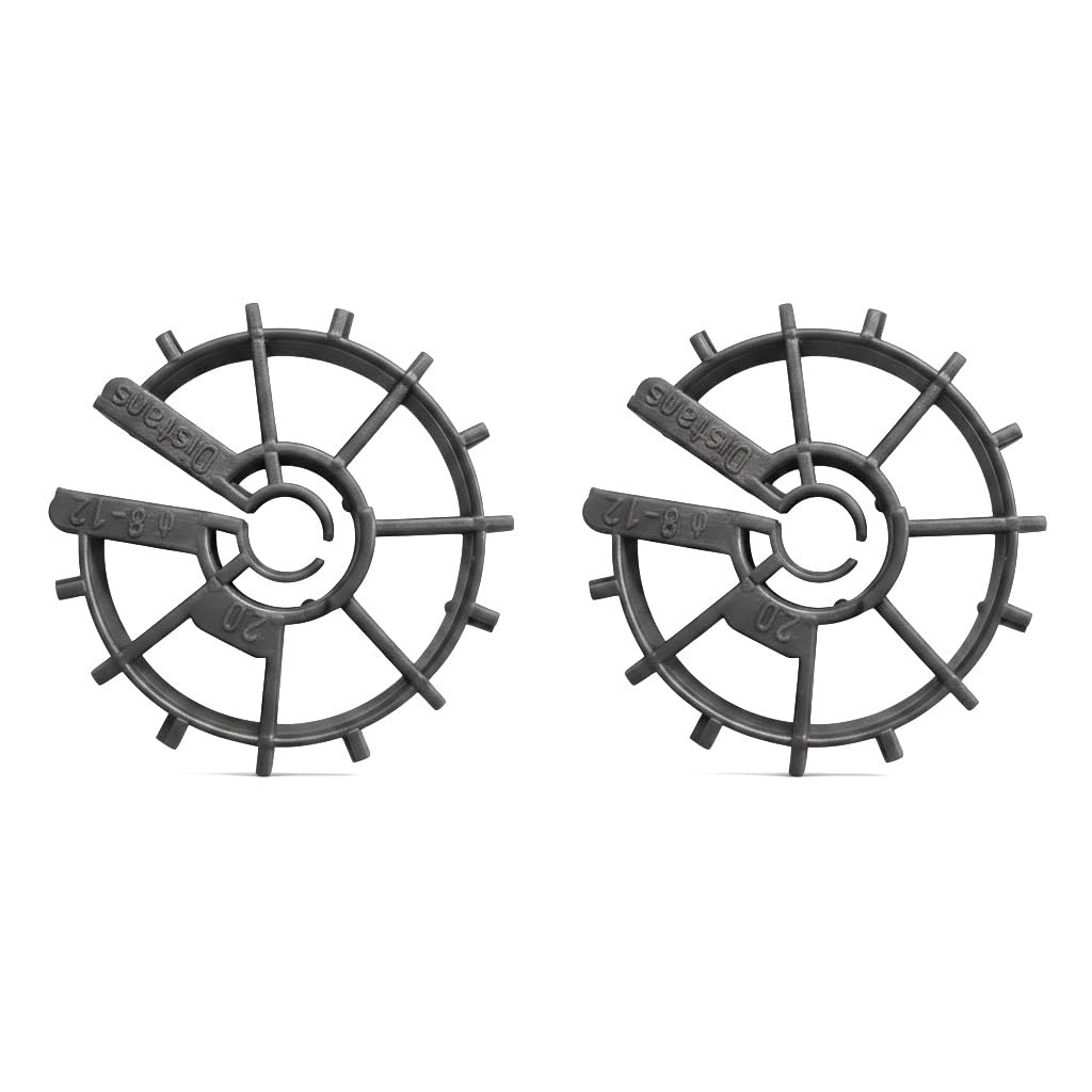 500 Stk. Ringabstandshalter 20 mm | Abstandshalter für Beton & Bewehrung | Abstandhalter Senkrechte | Bewehrung Sternchenabstandhalter | Bewehrung Keilen für betonstahl