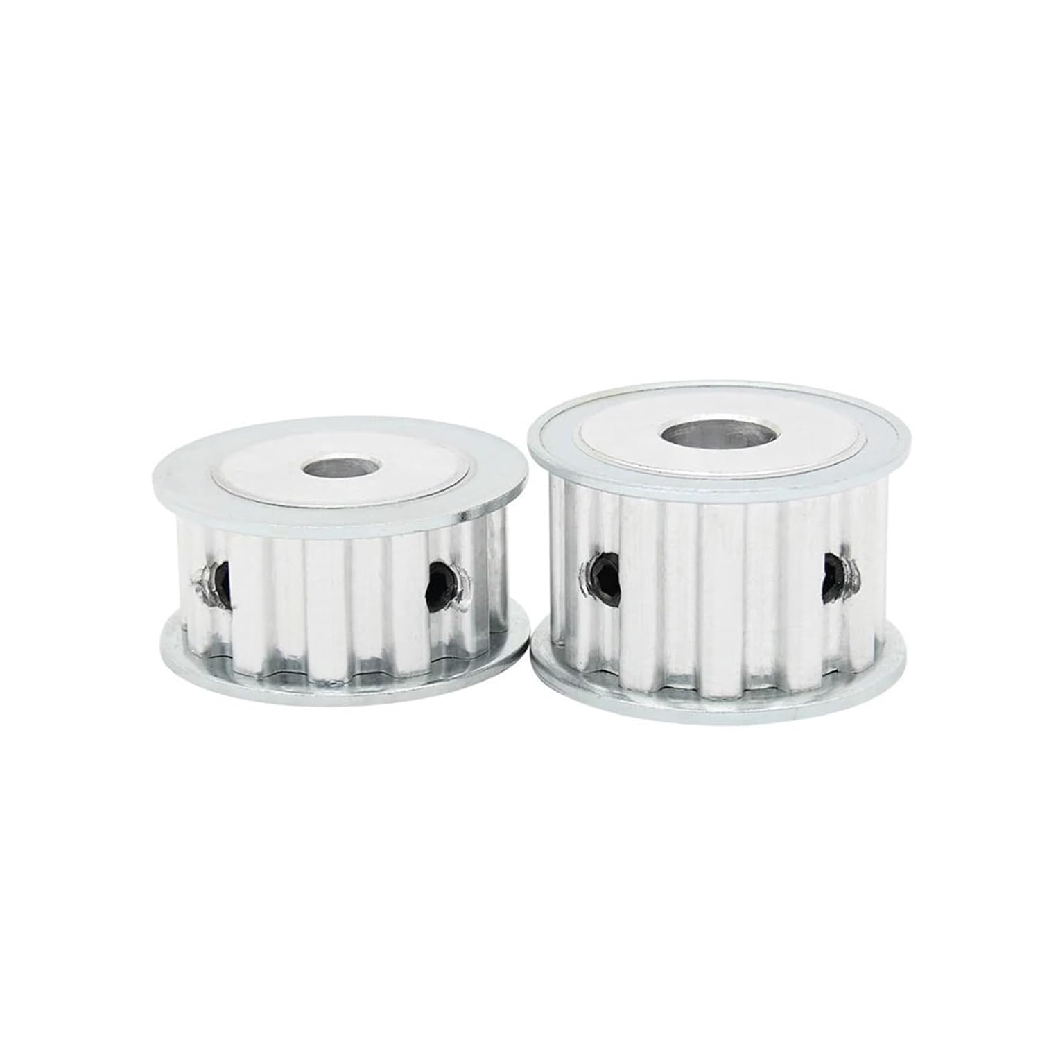 Alloy Pulley L-10T Inner Bore 8/10/12/14/15mm Trapezoidal Teeth Pitch 9.525mm Synchronous for L-Rubber Belt Width 15/20m(10 mm,2pcs,20 mm)