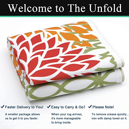 Hebe Medallion Floral Area Rug Runner 2'X6' Non Slip Washable Runner Rugs For Laundry Kitchen Floor Hallways Entryway Indoor Accent Distressed Throw Rugs Floor Carpet Laundry Room Rug Mat #TOP3