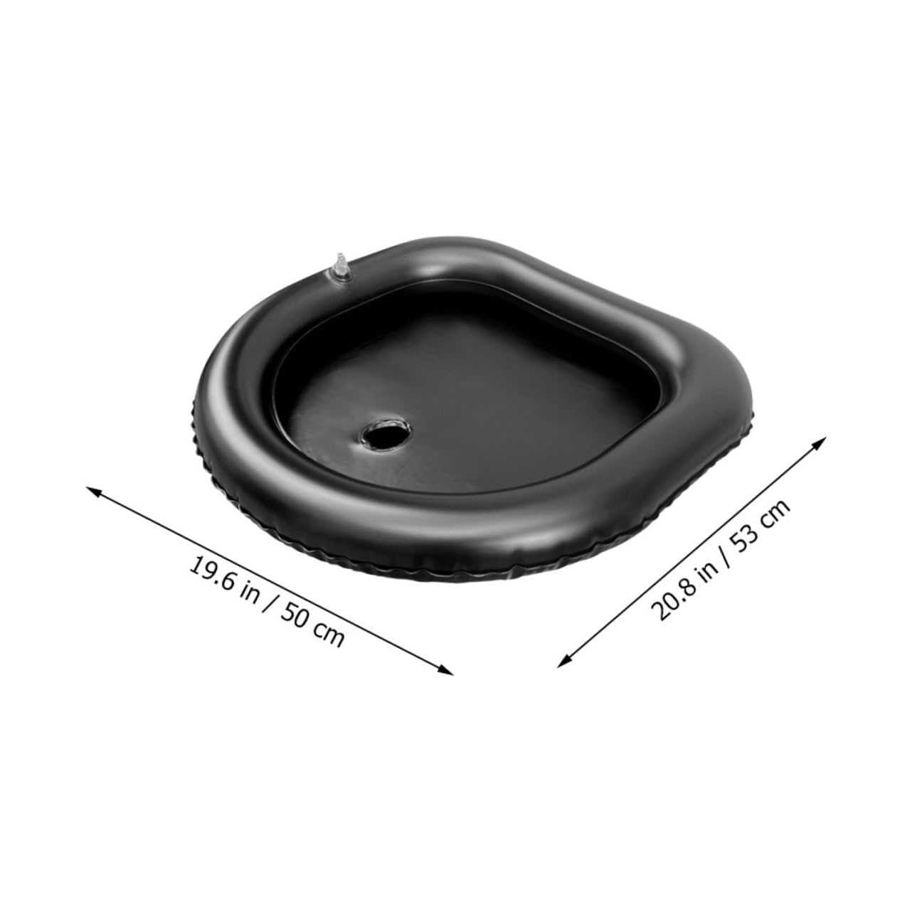 IWOWHERO Hair Basin for Bedridden People Portable Sink for Hair Washing Comfortable Support for Elderly