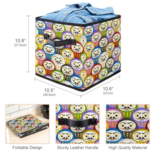 Boîte de rangement gain de place avec poignées pour vêtements - 4