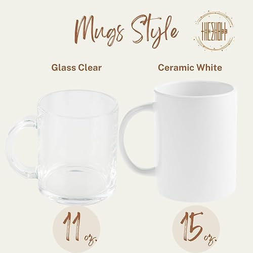 Miniatura 3 de Taza de café de vidrio personalizada, taza de café de vidrio, taza de café de vidrio, taza de vidrio transparente, regalos con nombre personalizado