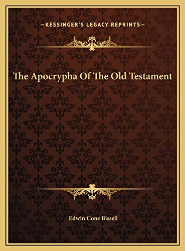 The Apocrypha Of The Old Testament