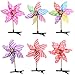 Produktbild JOYKK Kinderhaarspange 3D Windmühle Mini Seite Baby Bunte Regenbogen Haarnadel Kunststoff Süße Geburtstagsfeier Geschenk Haarspangen - Farbe Nach dem Zufallsprinzip