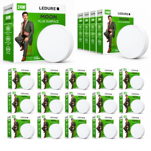 Image of LEDURE 24W LED Surface Light|Energy Efficient LED Downlight|CoolWhite Pack-20