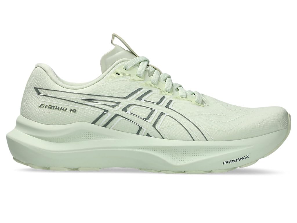 Asics Women's Gt-2000 14 Running Shoe, Whisper Green/Monument Blue, 9 UK