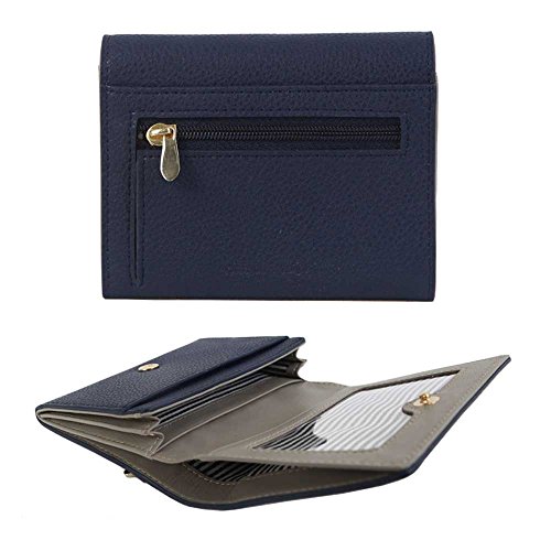 Women's Genuine Leather Mini Wallet Id Coin/Card Case Small Purse Indi Pink #TOP1