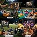 AZXRHWYGS 14 Feet Indoor and Outdoor Inflatable Blow up Mega Movie Projector Screen with Carry Bag for Front and Rear Projection